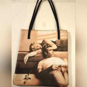 Marilyn Monroe and James Dean graphic should purse, classic, performers, nostalg